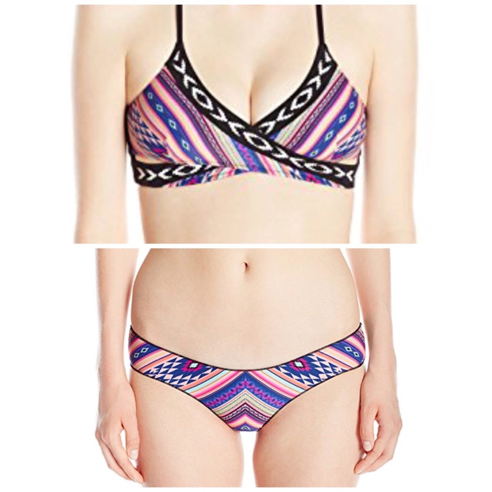 NWT Ripcurl Aztec Colorful Bikini